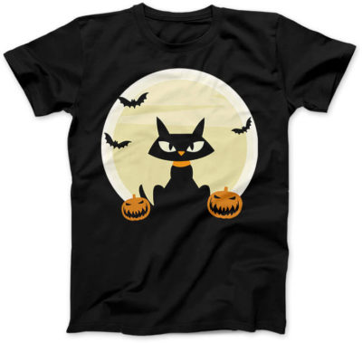 Czarny-Kot-Halloween-czarna