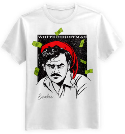 Koszulka Prezent Białe-Święta-Escobar